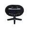 International Concepts 36 in. Solid Wood Round Top Pedestal Table with 12 in. Leaf - 30.1 in.High - Dining Height in Black K46-36RXT-23B - alternate 6